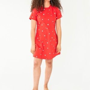 Ban.do Red Daisy Dress